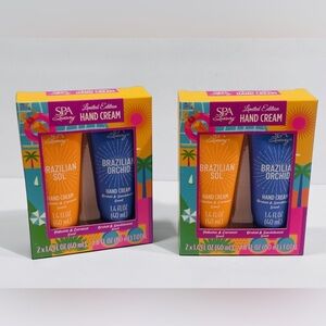 Set of 2 - Spa Luxury Hand Cream Set - Brazilian Orchid & Brazilian Sol